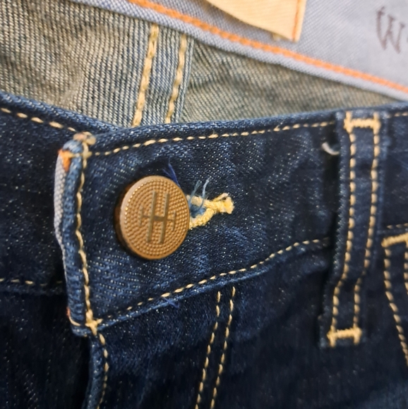 Anthropologie Holding Horses Jean Shorts denim Boy Short dark cotton blend 29 - Picture 5 of 9